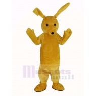 Gelbes Kaninchen Maskottchen Kostüm Lange Ohren Tier
