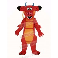 Red Legendary Dragon Mascot Costume Animal