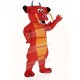 Rote Legendäre Drachen Maskottchen Kostüm Tier