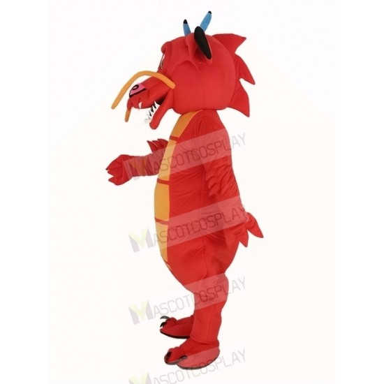 Red Legendary Dragon Mascot Costume Animal