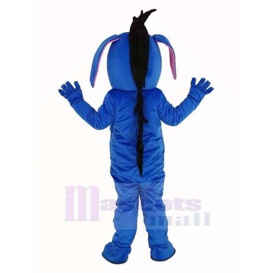 Blue Eeyore Donkey Mascot Costume Animal