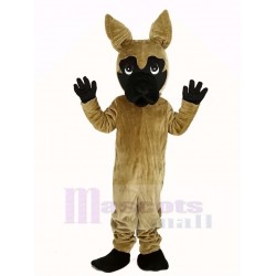 Brauner Däne Hund Maskottchen Kostüm Tier