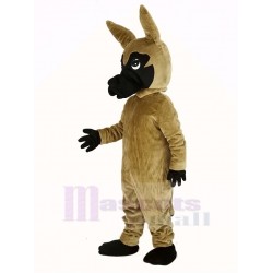Brauner Däne Hund Maskottchen Kostüm Tier