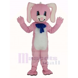 Easter Pink Rabbit Mascot Costume Animal