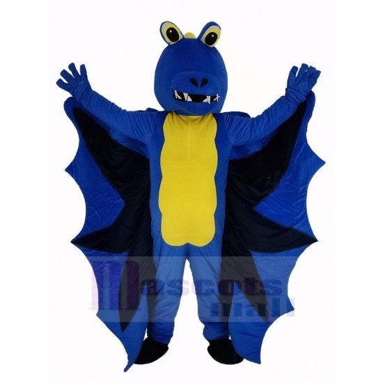 Funny Blue Dragon Mascot Costume Animal