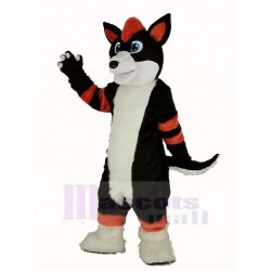 Naranja y negro Perro husky Disfraz de mascota Animal