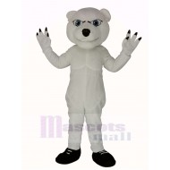 Muscle Ours polaire Costume de mascotte Animal