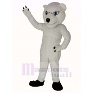 Muscle Polar Bear Mascot Costume Animal