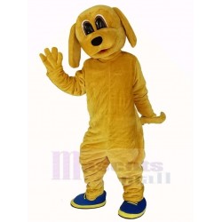 Goldener Hund Maskottchen Kostüm Tier