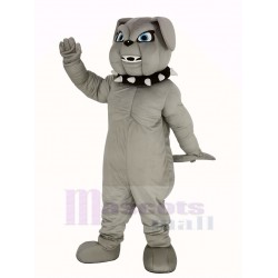 Gris mignon Bouledogue Costume de mascotte Animal