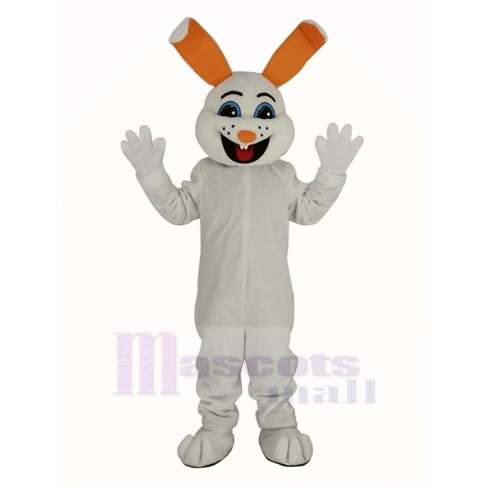 Weißer Osterhase Kaninchen Maskottchen Kostüm Erwachsene