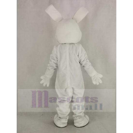 White Easter Bunny Rabbit Mascot Costume Adult