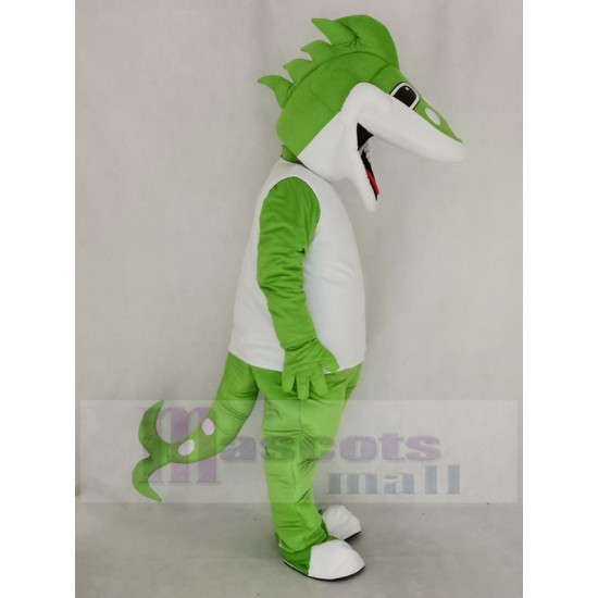 Jackfish Lucio del Norte Sauger Disfraz de mascota con chaleco blanco