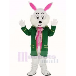 Wendell Lapin de Pâques Costume de mascotte en manteau vert