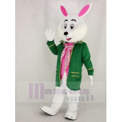Wendell Easter Bunny Rabbit Mascot Costume in Green Coat