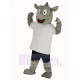 Rhinocéros Costume de mascotte en T-shirt blanc Animal