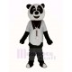 Doktor Panda mit weißem Hemd Maskottchen Kostüm Tier