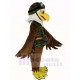 Aigle brun frais Costume de mascotte en camouflage Gilet Animal
