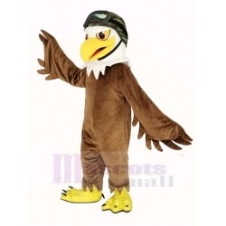 Águila marrón fresca Disfraz de mascota Animal