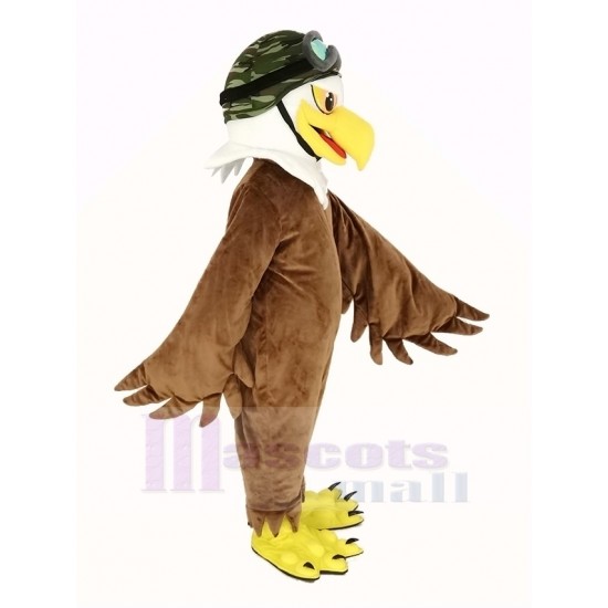 Cool Brown Eagle Mascot Costume Animal