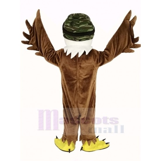 Cool Brown Eagle Mascot Costume Animal