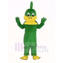 Pato verde Traje de la mascota Animal