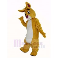 Lustiges gelbes Kaninchen Maskottchen Kostüm Tier