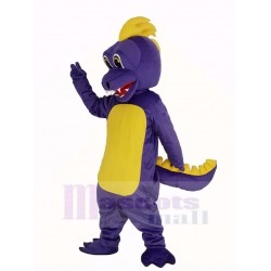 Duncan violet Dragon Costume de mascotte Animal