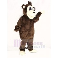 Strong Brown Long Tail Monkey Mascot Costume Animal