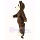 Strong Brown Long Tail Monkey Mascot Costume Animal