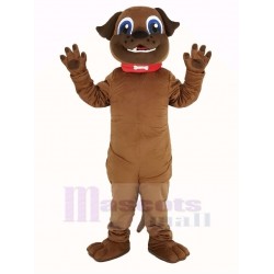 Brauner Welpe Hund Maskottchen Kostüm Tier