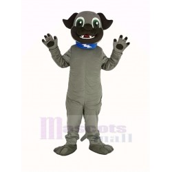 Grauer Welpe Hund Maskottchen Kostüm Tier