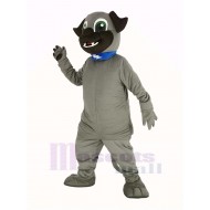 Gray Puppy Dog Mascot Costume Animal