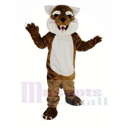 Marron mignon Lynx roux Costume de mascotte Animal