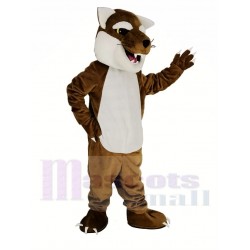 Marron mignon Lynx roux Costume de mascotte Animal