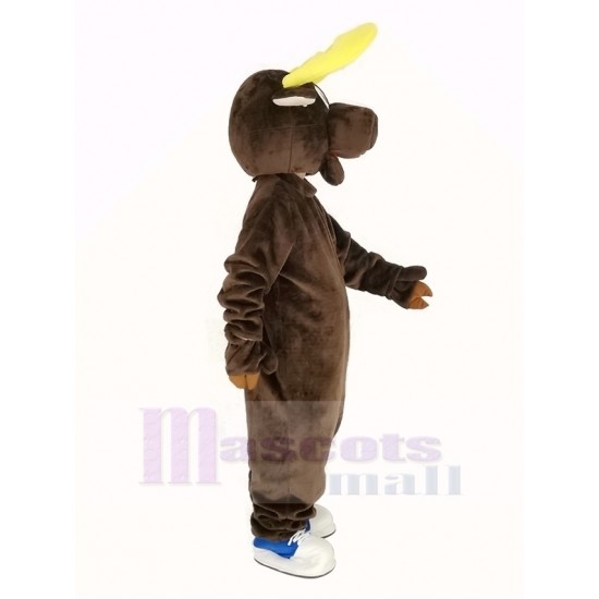 Alce marrón divertido Disfraz de mascota Animal