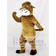 Brown Bull Mascot Costume Animal