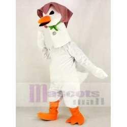 Mère blanche OIE Costume de mascotte Animal