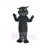 Pantera negra Disfraz de mascota con ojos verdes