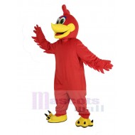 Realistic Red Roadrunner Bird Mascot Costume