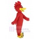 Realistic Red Roadrunner Bird Mascot Costume