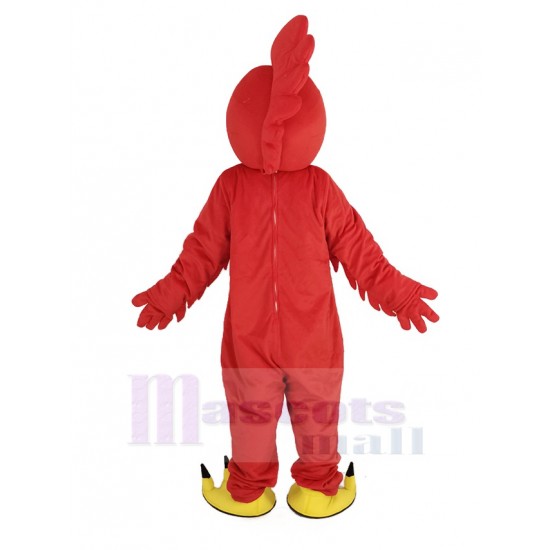 Rouge réaliste Oiseau Roadrunner Costume de mascotte