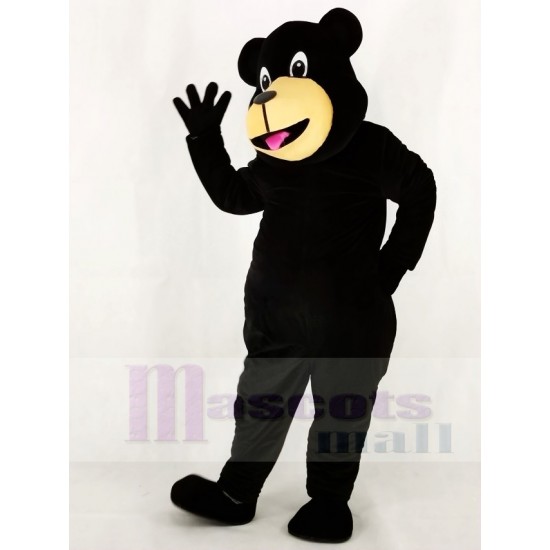 Ours noir mignon Costume de mascotte Animal