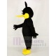 Pato negro Disfraz de mascota con boca amarilla