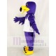 Purple Night Hawk Mascot Costume with White Vest