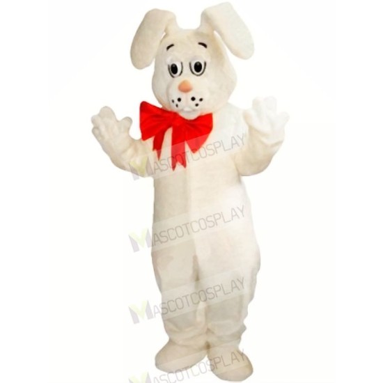 White Lightweight Rabbit Mascot Costumes Cartoon