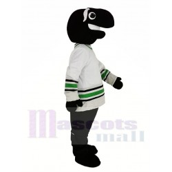 Whale Player Mascot Costume in White T-shirt