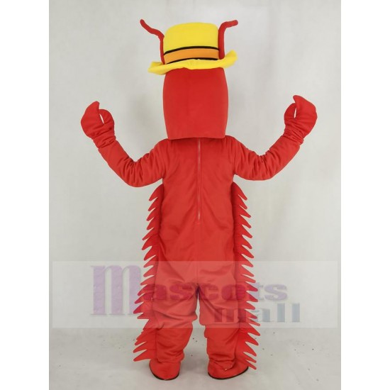 rot Conrad Crawdad Langusten Maskottchen Kostüm