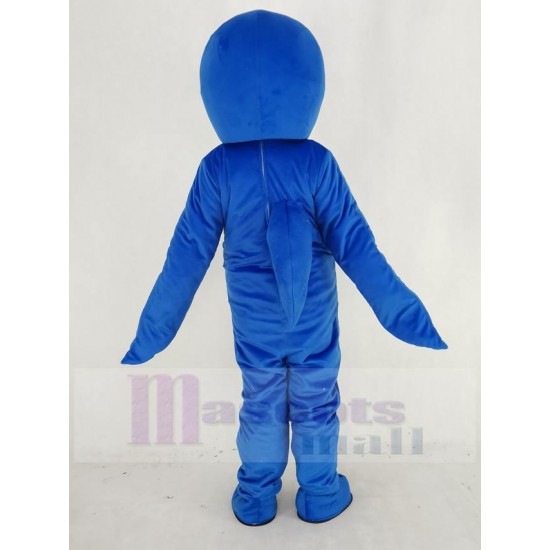 Baleine bleue mignonne Costume de mascotte Animal