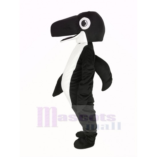 Orca ballena negra Disfraz de mascota